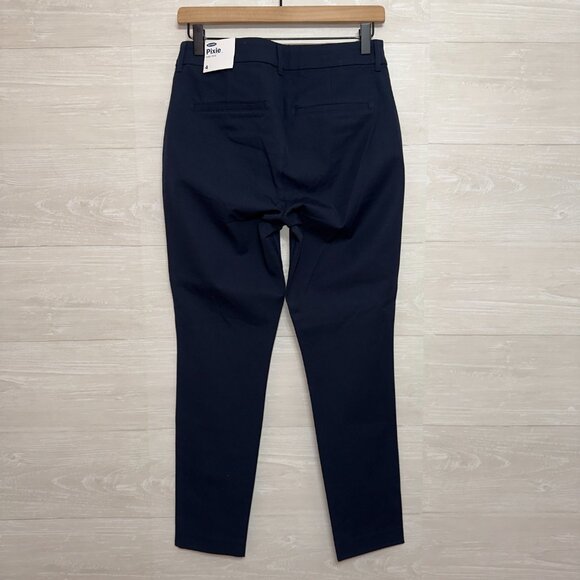 Old Navy NWT Women's Size 4 Blue High Rise Ankle Length Pixie Pants - Picture 7 of 7